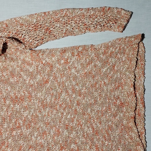 Lafayette 148 cotton/linen blend open knit sweater women's size small - Picture 6 of 6